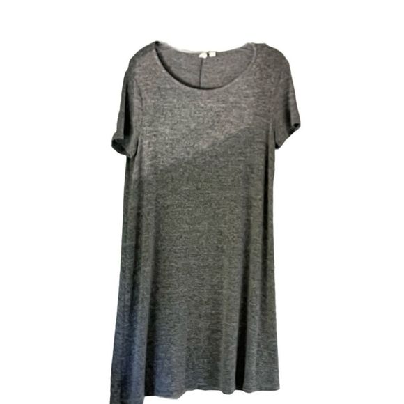 Grey Gap Short-sleeve Jersey Dress, M - Picture 3 of 5